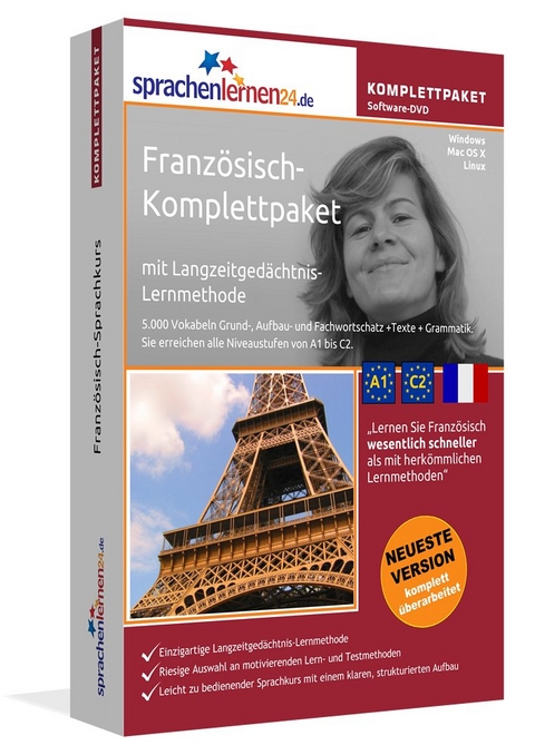 Sprachenlernen24.de Französisch-Komplettpaket (Sprachkurs)