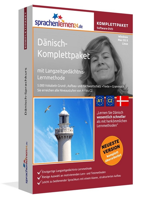 Sprachenlernen24.de Dänisch-Komplettpaket (Sprachkurs)