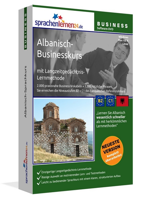 Sprachenlernen24.de Albanisch-Businesskurs Software