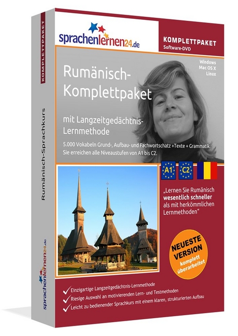 Sprachenlernen24.de Rumänisch-Komplettpaket (Sprachkurs)