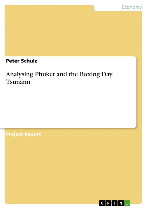 Analysing Phuket and the Boxing Day Tsunami - Peter Schulz