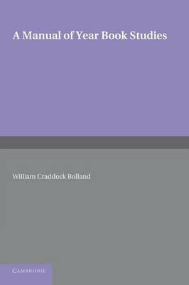A Manual of Year Book Studies - William Craddock Bolland