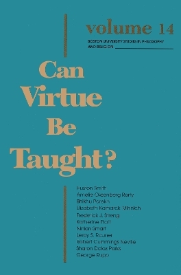 Can Virtue Be Taught? - 