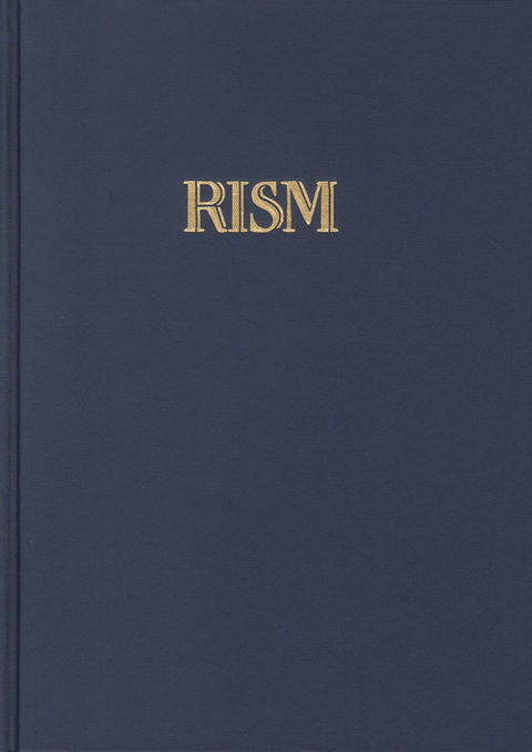 RISM B V,1 Tropen- und Sequenzenhandschriften - 