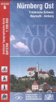 ATK100-6 Nürnberg Ost (Amtliche Topographische Karte 1:100000) - Breitband und Vermessung Landesamt für Digitalisierung  Bayern