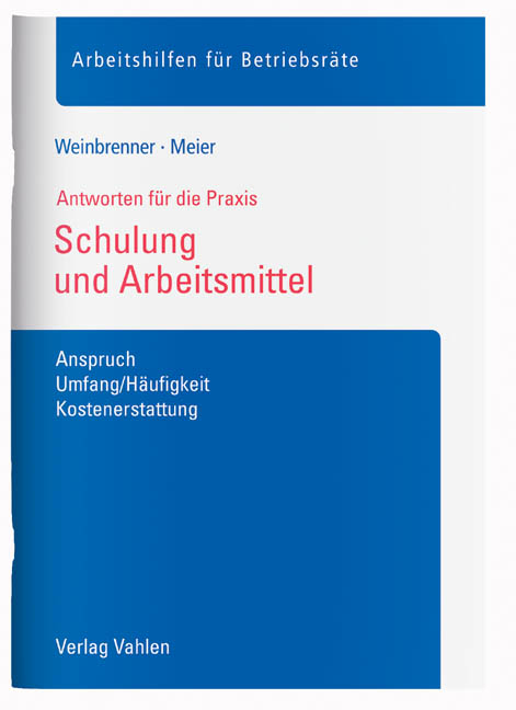 Schulung und Arbeitsmittel - Lars Weinbrenner, Enrico Meier