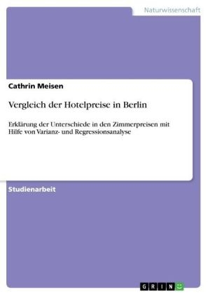 Vergleich der Hotelpreise in Berlin - Cathrin Meisen