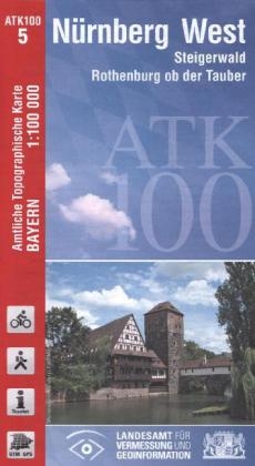 ATK100-5 Nürnberg West (Amtliche Topographische Karte 1:100000) - Breitband und Vermessung Landesamt für Digitalisierung  Bayern