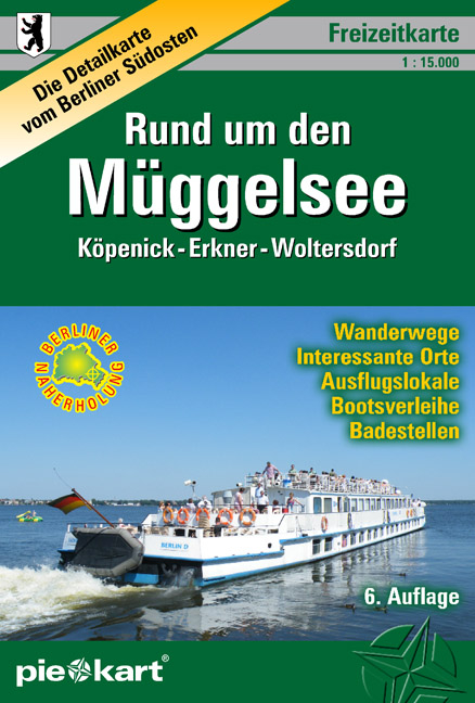 Rund um den Müggelsee 1 : 15.000 Freizeitkarte