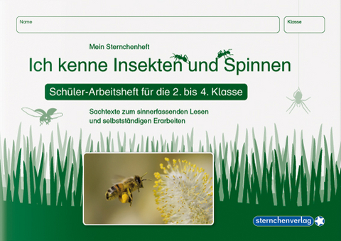 Ich kenne Insekten und Spinnen - Schülerarbeitsheft für die 2. bis 4. Klasse - Katrin Langhans