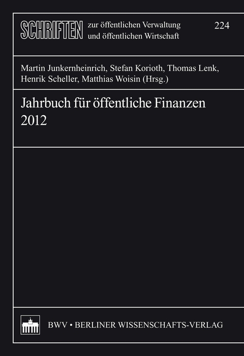 Jahrbuch für öffentliche Finanzen 2012 - 