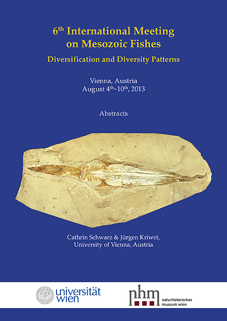 Mesozoic Fishes 6 Abstracts – Diversification and Diversity Patterns - 