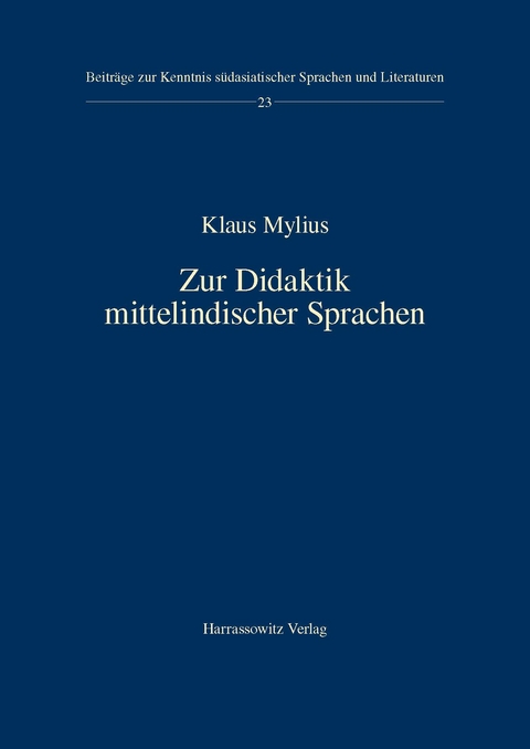 Zur Didaktik mittelindischer Sprachen - Klaus Mylius