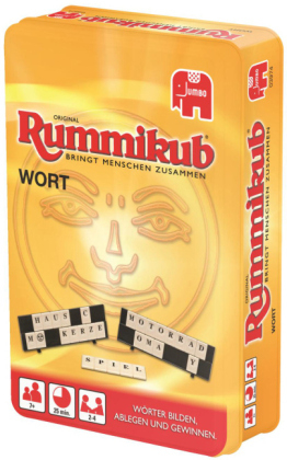 Wort Rummikub Kompakt, in Metalldose (Spiel) - 