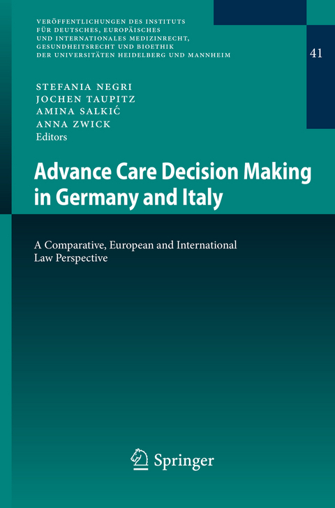 Advance Care Decision Making in Germany and Italy - 