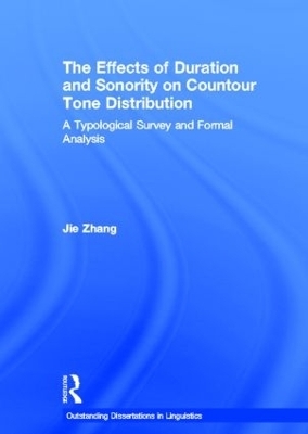 The Effects of Duration and Sonority on Countour Tone Distribution - Jie Zhang