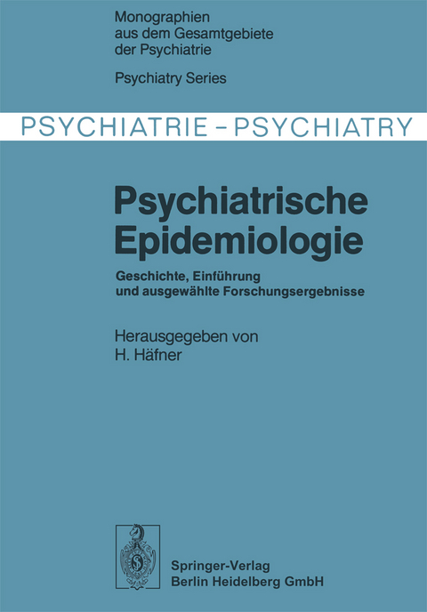 Psychiatrische Epidemiologie - 