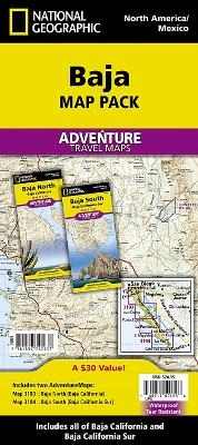 Baja California, Mexico, Map Pack Bundle - National Geographic Maps