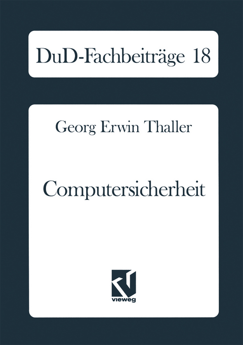 Computersicherheit - Georg Erwin Thaller