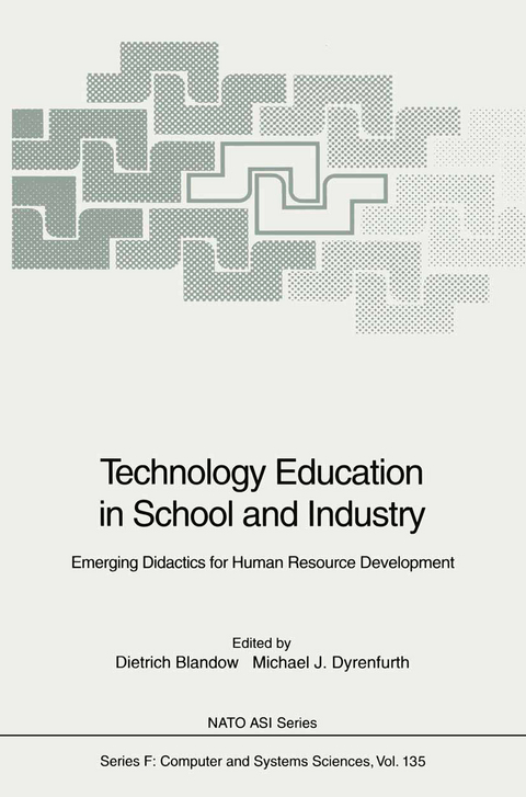 Technology Education in School and Industry - 