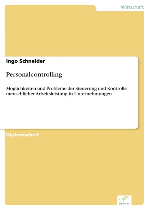 Personalcontrolling -  Ingo Schneider