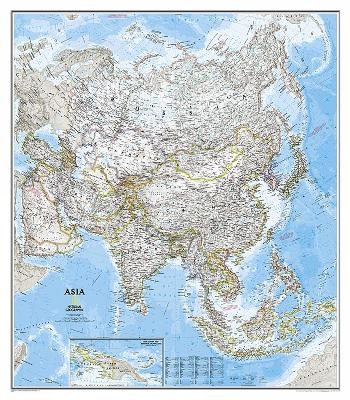 Asia Classic, Tubed - National Geographic Maps