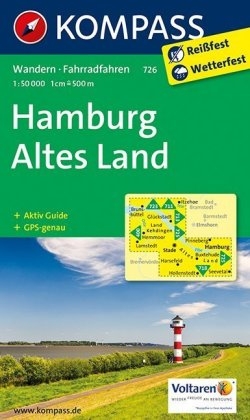 KOMPASS Wanderkarte Hamburg, Altes Land - 