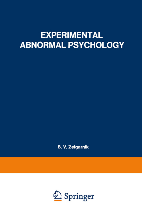 Experimental Abnormal Psychology - B. Zeigarnik