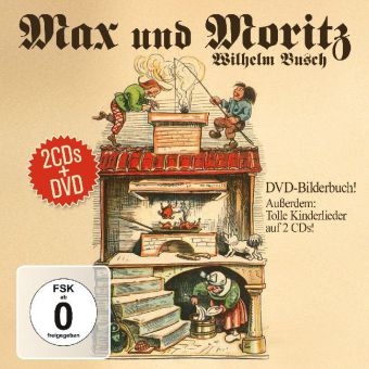 Max und Moritz und andere Meisterwerke, 1 DVD + 2 Audio-CDs - Wilhelm Busch