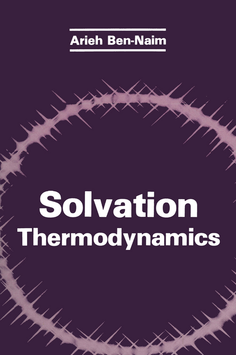 Solvation Thermodynamics - Arieh Y. Ben-Naim