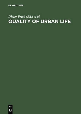 Quality of Urban Life - 
