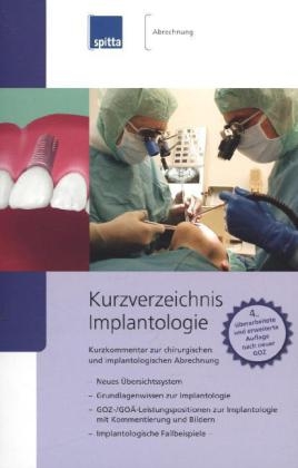 Kurzverzeichnis Implantologie - Sandra Steverding