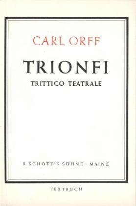 Trionfi.Trittico Teatrale - 