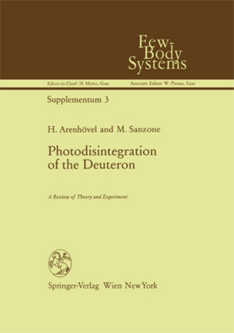 Photodisintegration of the Deuteron - H. Arenhövel, M. Sanzone