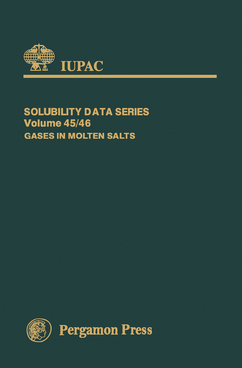 Gases in Molten Salts - 