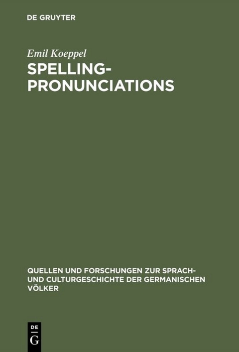 Spelling-pronunciations - Emil Koeppel