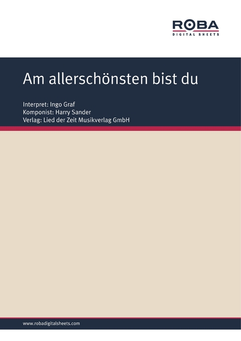 Am allerschönsten bist du - Hans Hardt