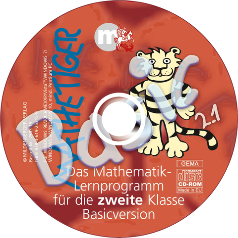 Mathetiger Basic 2, Version 2.1, CD-ROM