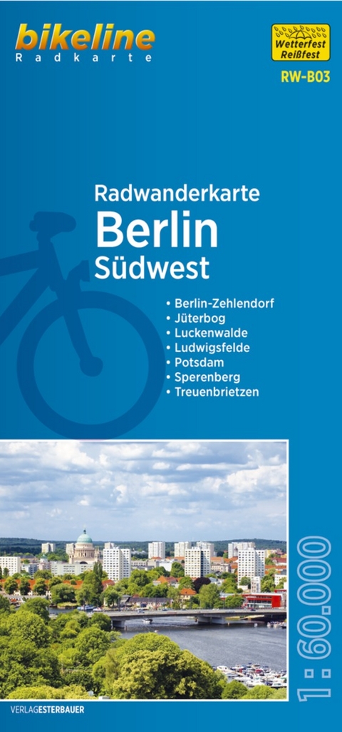 Radwanderkarte Berlin Südwest (RW-B03) - 