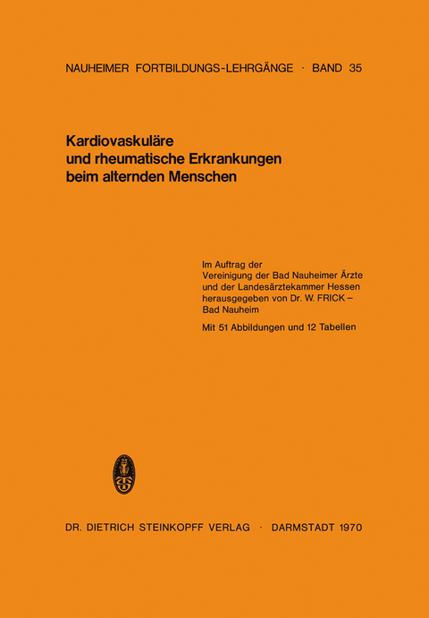 Kardiovaskuläre und rheumatische Erkrankungen beim alternden Menschen - 