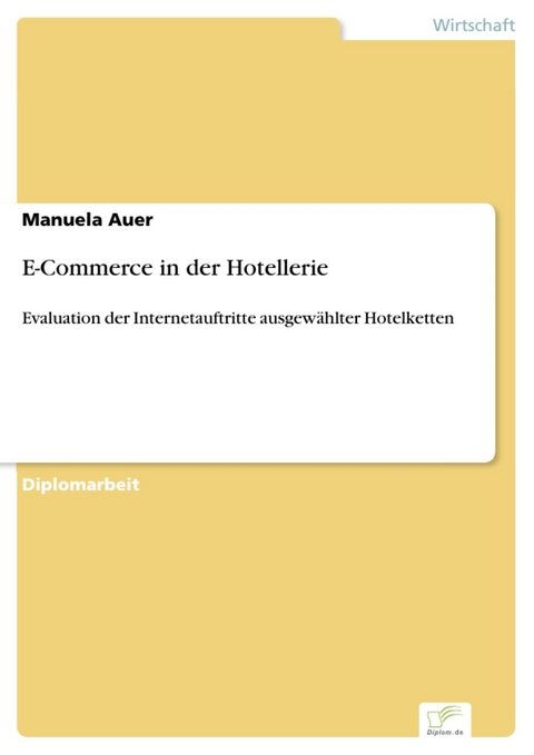 E-Commerce in der Hotellerie -  Manuela Auer