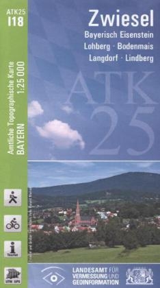 ATK25-I18 Zwiesel (Amtliche Topographische Karte 1:25000) - Breitband und Vermessung Landesamt für Digitalisierung  Bayern