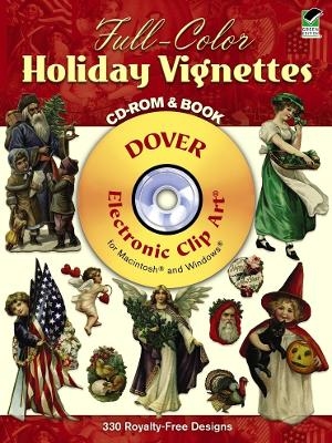 Full-Color Holiday Vignettes CD-ROM and Book - Dover Dover