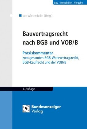 Bauvertragsrecht Nach BGB Und VOB/B | ISBN 978-3-8462-0219-7 | Fachbuch ...