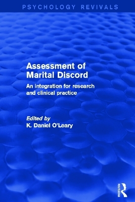 Assessment of Marital Discord (Psychology Revivals) - 