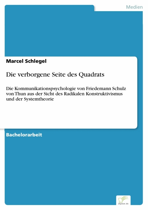 Die verborgene Seite des Quadrats -  Marcel Schlegel