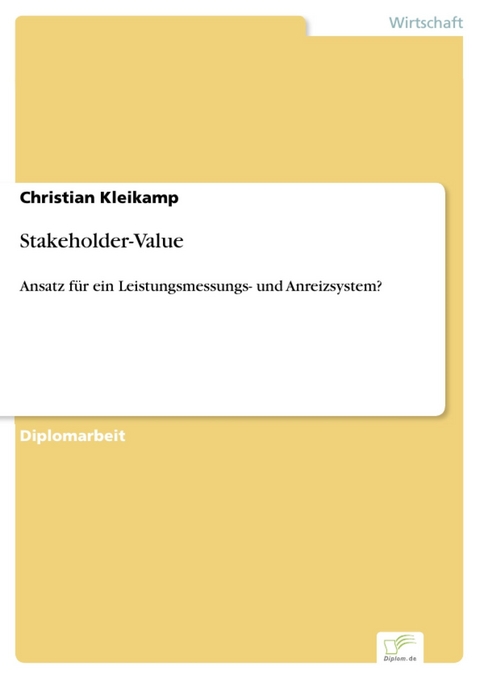 Stakeholder-Value -  Christian Kleikamp