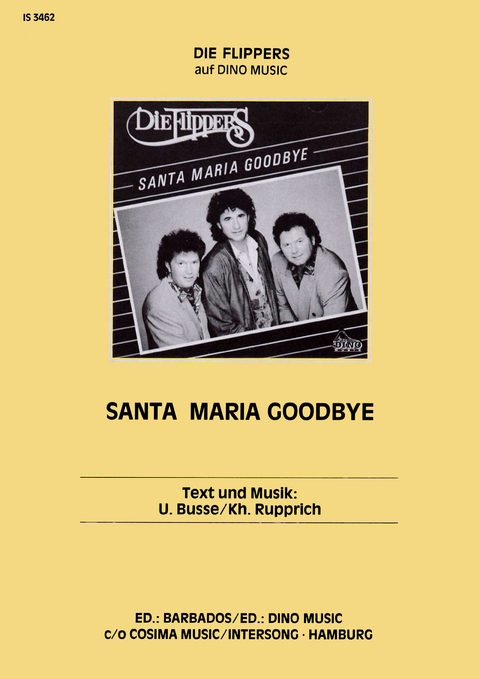 Santa Maria Goodbye - Kh. Rupprich, Uwe Busse, Rolf Knöfel