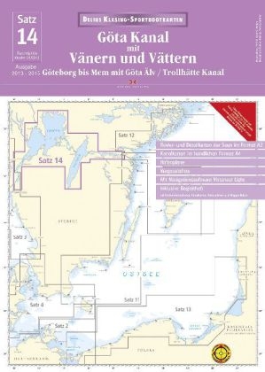 Satz 14: Götakanal mit Vänern und Vättern (Ausgabe 2013 - 2015)