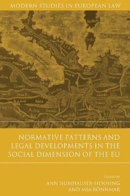 Normative Patterns and Legal Developments in the Social Dimension of the EU - 